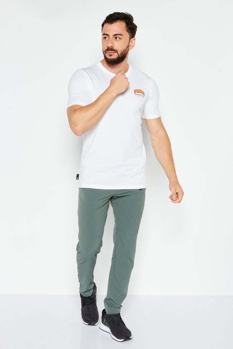 PUMA Men Sportswear Fit Training Short Sleeve T-Shirt, White - Image 2